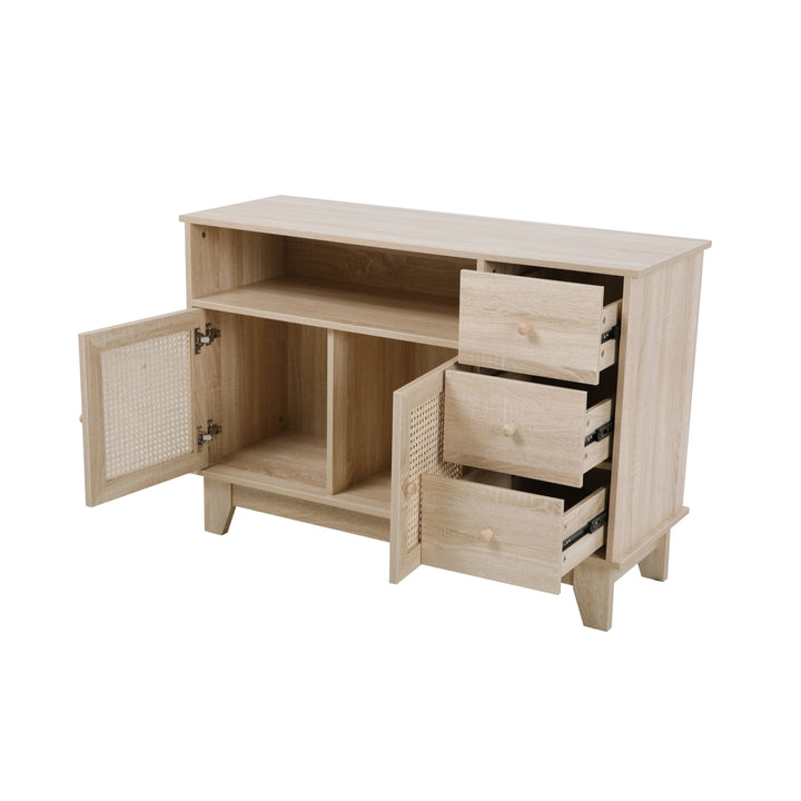 Lariah Sideboard, Console Table, Media Center, Natural Image 3