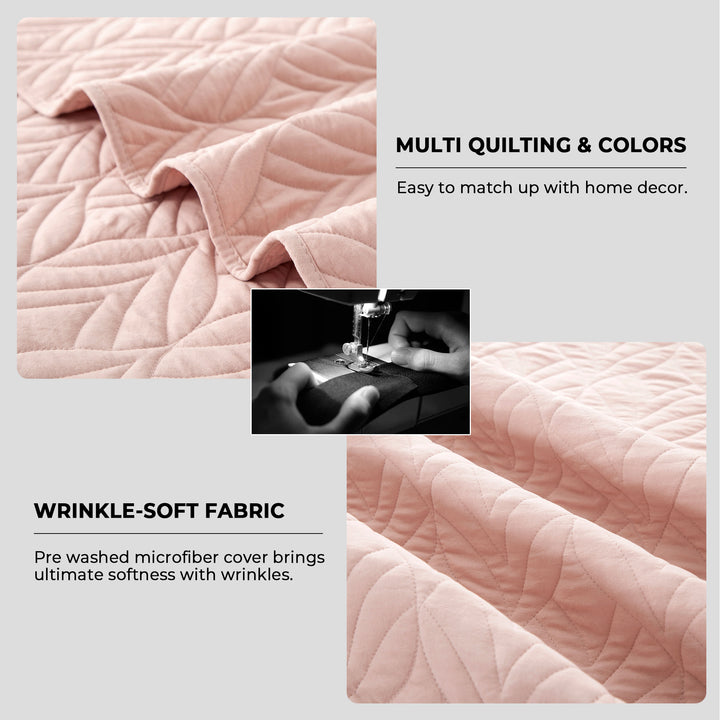Modern Style Coverlet Set for All Season-Oversized Quilt Cover Set Image 4