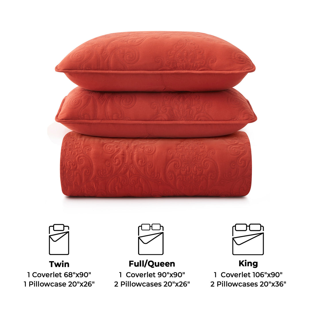 Home Quilt Set Lightweight Bedspread Soft Reversible Coverlet for All Season Image 5