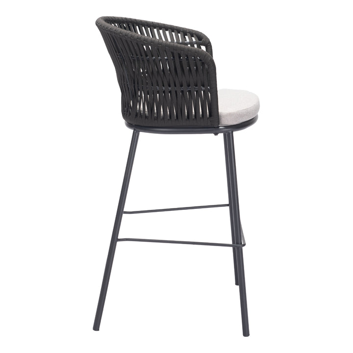 Freycinet Barstool Set of 2 Outdoor Weather-Resistant Modern Design Furniture Image 2