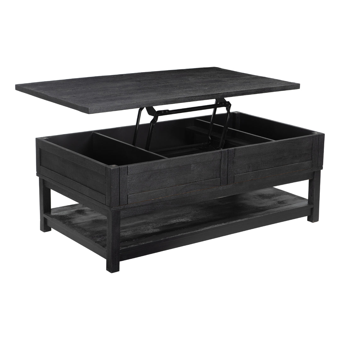 Surat Lift Top Coffee Table Black Image 5