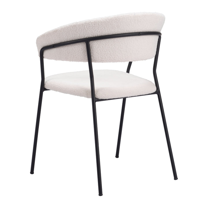 Josephine Dining Chair Set of 2 Mid-Century Modern Glam Furniture Image 5