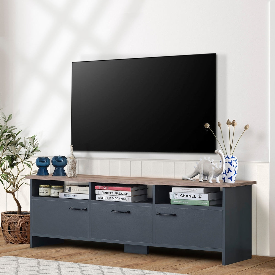 Atelier Mobili Farmhouse TV Stand - Mid Century Modern TV Stand and Entertainment Center, TV Stand for 65 Inch TV, Ideal Image 8