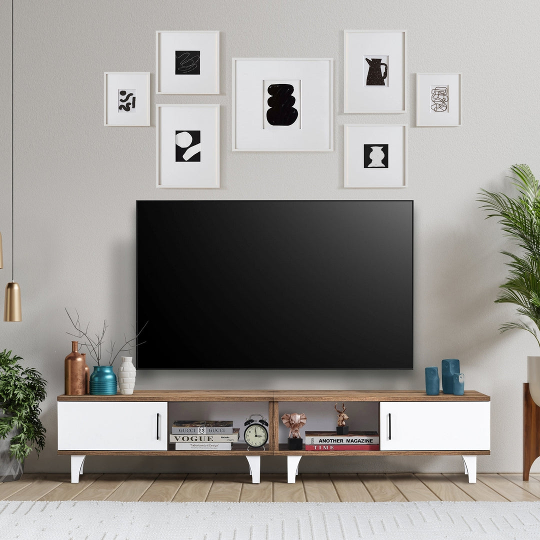 Atelier Mobili TV Stand, 40 inch TV Stand, Small TV Stand 55 inch TV, Small Entertainment Center, Perfect Solution for Image 5