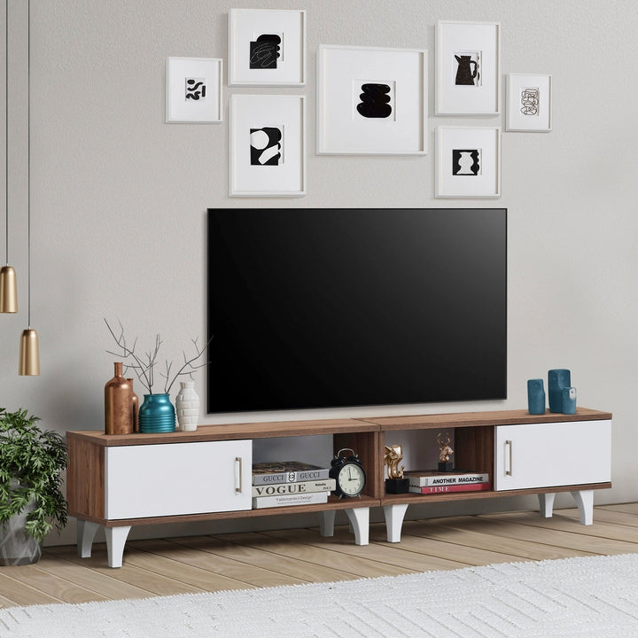 Atelier Mobili TV Stand, 40 inch TV Stand, Small TV Stand 55 inch TV, Small Entertainment Center, Perfect Solution for Image 6