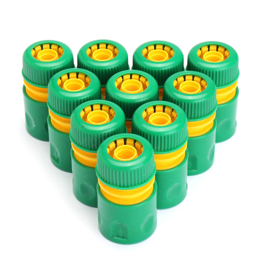 10Pcs 1,2 Inch Garden Tap Water Hose Pipe Connector Joiner Quick Coupler Adapter Image 1