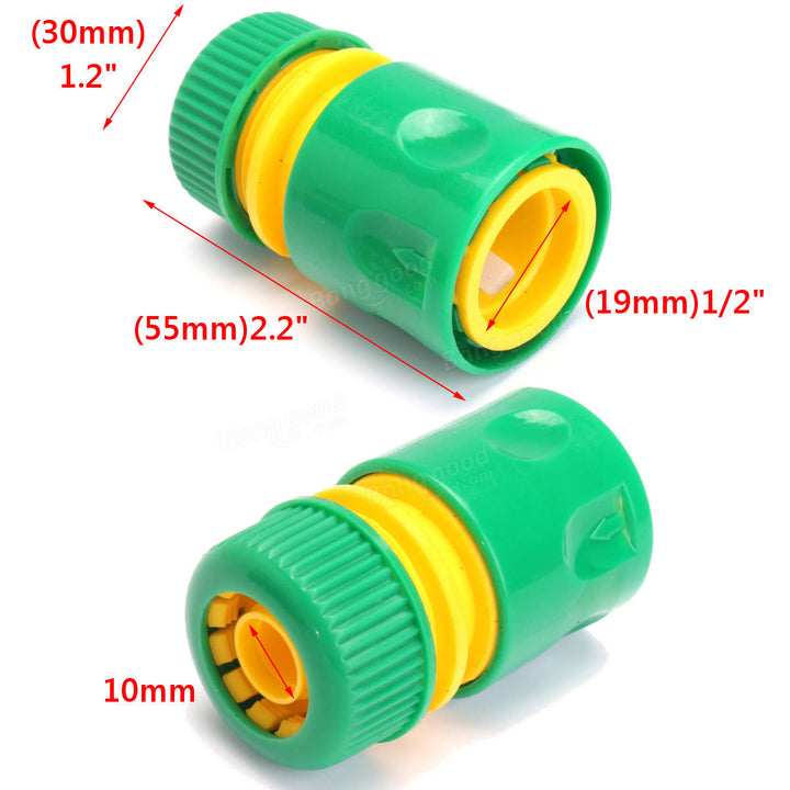 10Pcs 1,2 Inch Garden Tap Water Hose Pipe Connector Joiner Quick Coupler Adapter Image 5