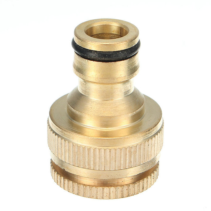 1,2 and 3,4 Inch Brass Faucet Adapter Female Washing Machine Water Tap Hose Quick Connector Image 1