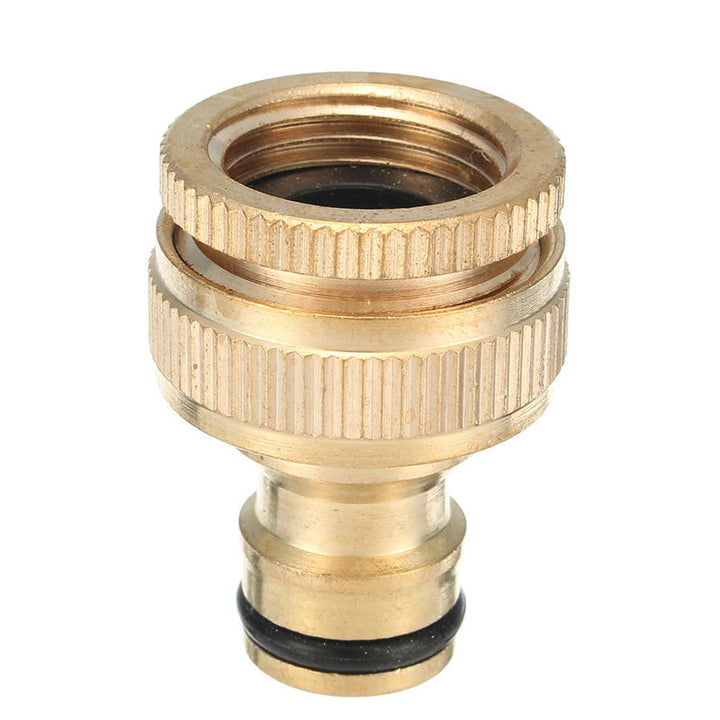 1,2 and 3,4 Inch Brass Faucet Adapter Female Washing Machine Water Tap Hose Quick Connector Image 3