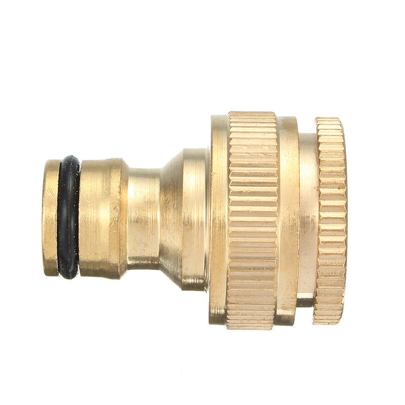 1,2 and 3,4 Inch Brass Faucet Adapter Female Washing Machine Water Tap Hose Quick Connector Image 7