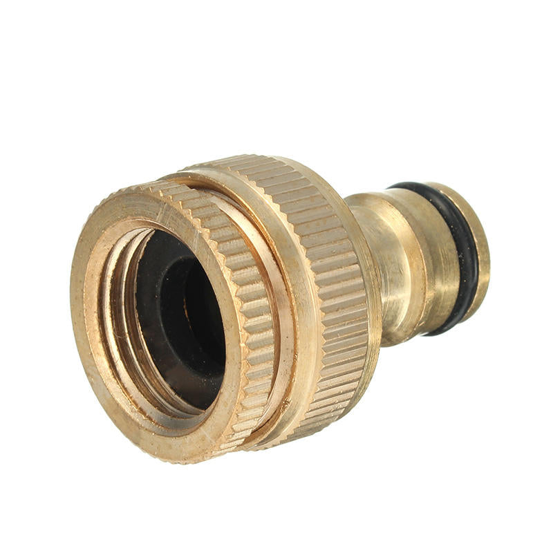 1,2 and 3,4 Inch Brass Faucet Adapter Female Washing Machine Water Tap Hose Quick Connector Image 8