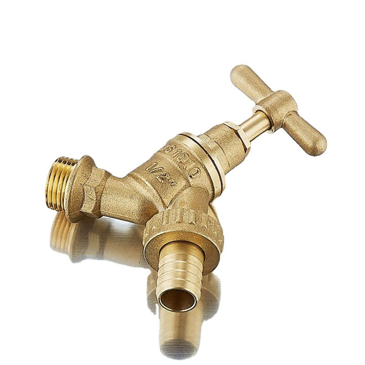 1,2 Inch Brass Slow-closing Faucet Ton Barrel Joint Accessories Outlet Water Tap Valve For Garden Irrigation Image 2