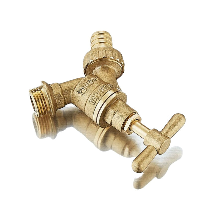 1,2 Inch Brass Slow-closing Faucet Ton Barrel Joint Accessories Outlet Water Tap Valve For Garden Irrigation Image 3