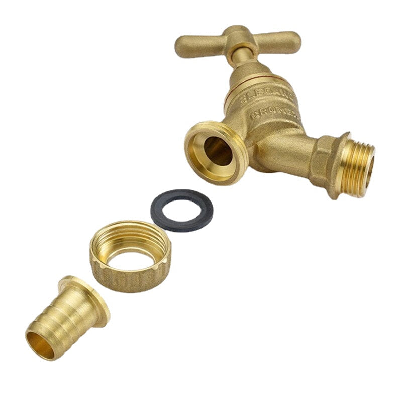 1,2 Inch Brass Slow-closing Faucet Ton Barrel Joint Accessories Outlet Water Tap Valve For Garden Irrigation Image 6