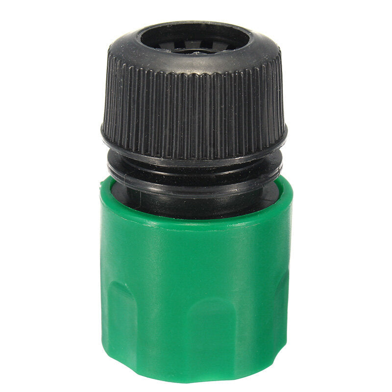 1,2 Inch Plastic Water Hose Pipe Quick Connector Garden Tap Washer Spayer Coupler Green Image 1