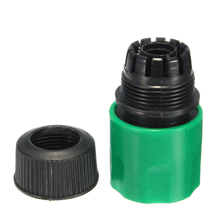 1,2 Inch Plastic Water Hose Pipe Quick Connector Garden Tap Washer Spayer Coupler Green Image 2