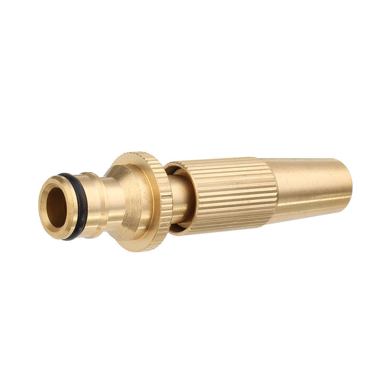 1,2 Universal Adjustable Copper Straight Nozzle Connector Garden Water Hose Repair Quick Connect Irrigation Pipe Image 1