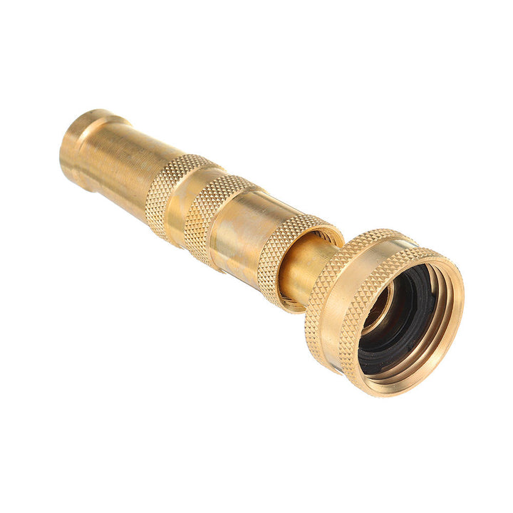 1,2 NPTAdjustable Copper Straight Nozzle Connector Garden Water Hose Repair Quick Connect Irrigation Pipe Fittings Car Image 3