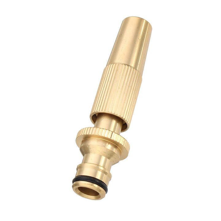 1,2 Universal Adjustable Copper Straight Nozzle Connector Garden Water Hose Repair Quick Connect Irrigation Pipe Image 2