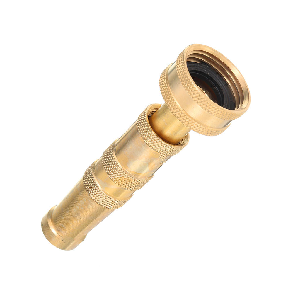 1,2 NPTAdjustable Copper Straight Nozzle Connector Garden Water Hose Repair Quick Connect Irrigation Pipe Fittings Car Image 4