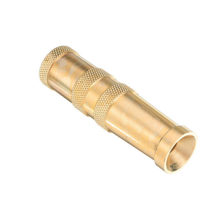 1,2 NPTAdjustable Copper Straight Nozzle Connector Garden Water Hose Repair Quick Connect Irrigation Pipe Fittings Car Image 5