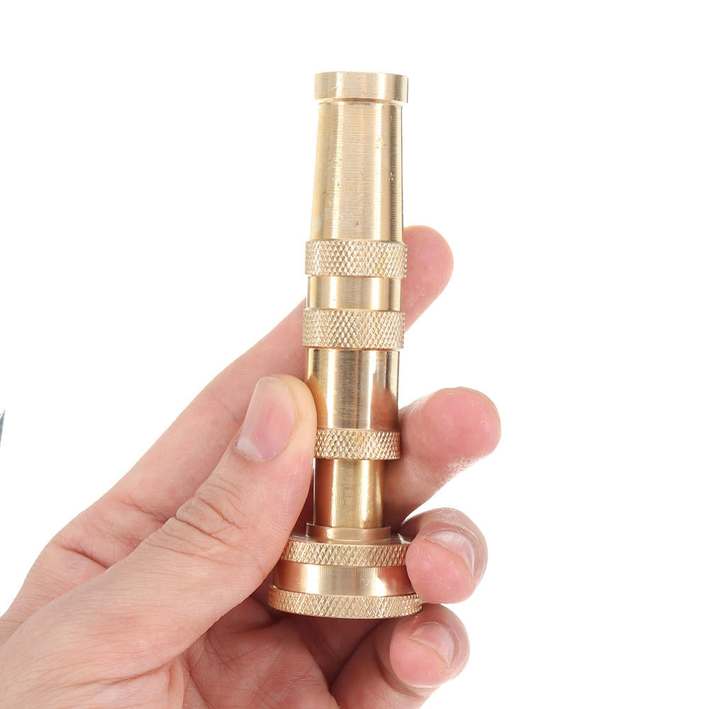 1,2 NPTAdjustable Copper Straight Nozzle Connector Garden Water Hose Repair Quick Connect Irrigation Pipe Fittings Car Image 12