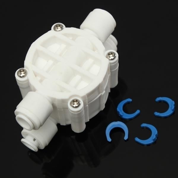 1,4 Inch 4 Way Auto Shut Off Valve For RO Reverse Osmosis Water Filter System Image 1