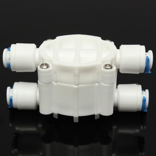 1,4 Inch 4 Way Auto Shut Off Valve For RO Reverse Osmosis Water Filter System Image 3