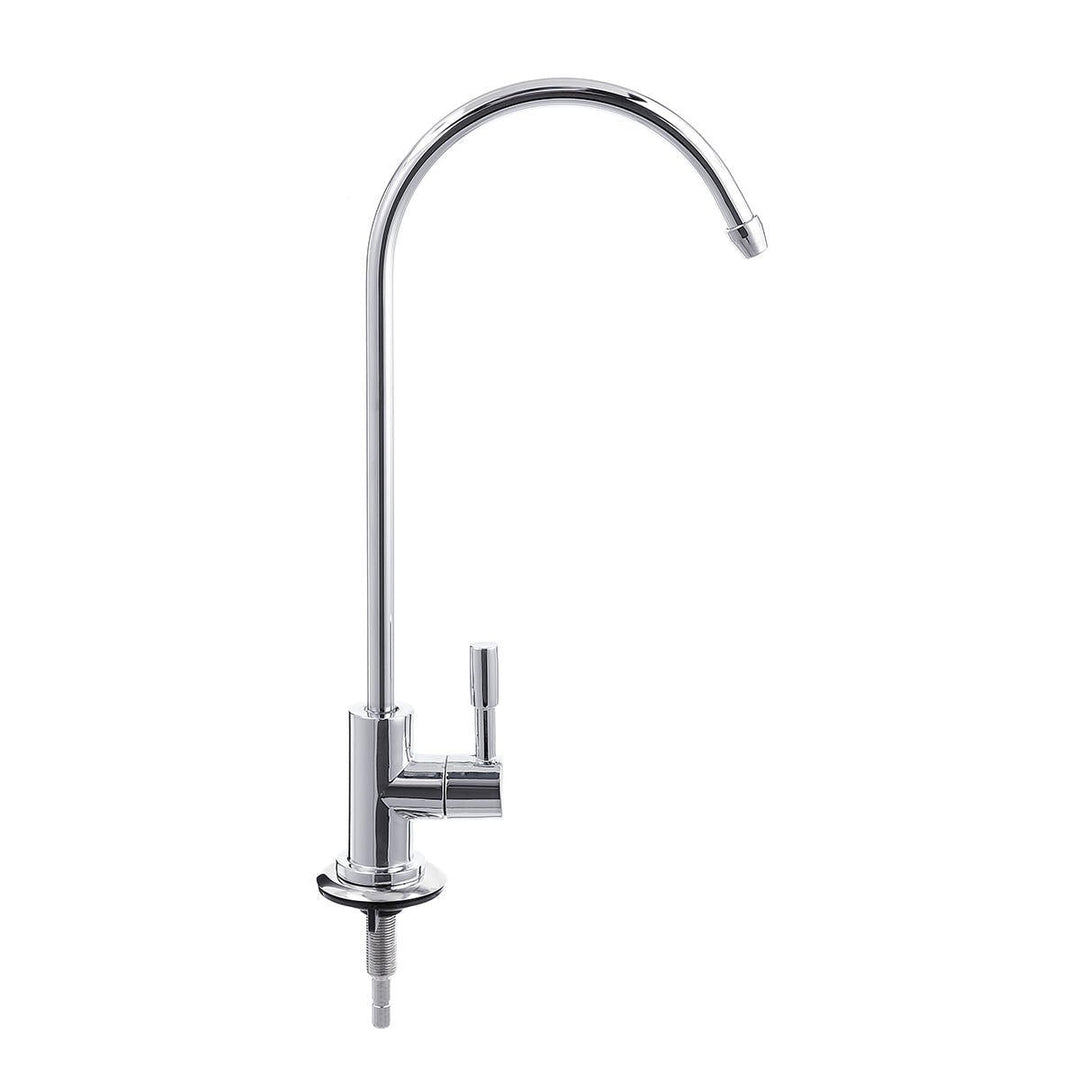 1,4 Inch Chrome Drinking RO Water Filter Faucet Finish Reverse Osmosis Sink Kitchen Image 1