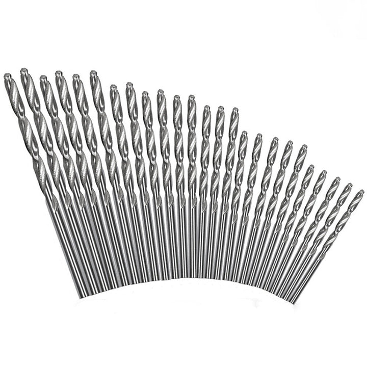 10pcs 0.5-3.0mm Drill Bit HSS Round Shank Twist Drill Bit Tools For Woodworking Repair Tool Image 1