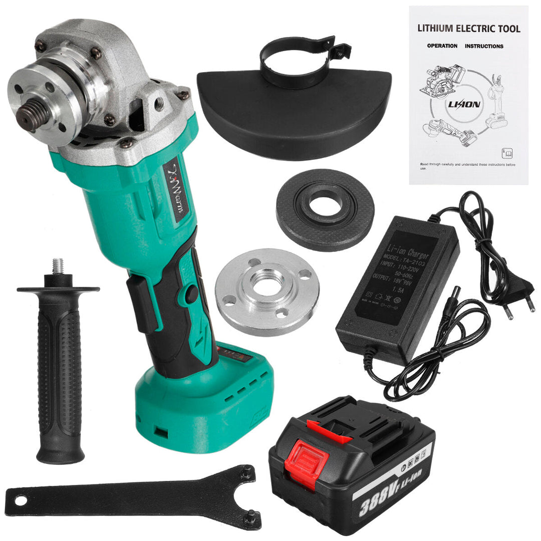 1000W 125mm Brushless Angle Grinder Cordless Electric Grinder Polishing Machine Fit Makita Image 10