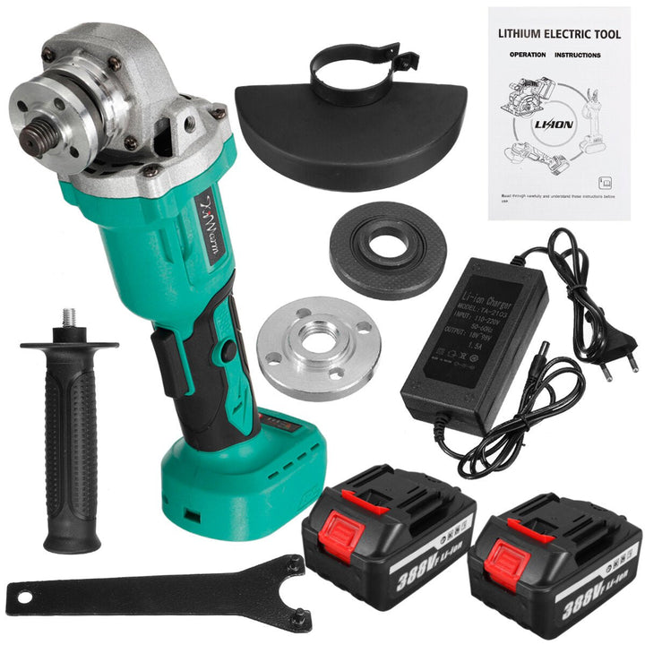 1000W 125mm Brushless Angle Grinder Cordless Electric Grinder Polishing Machine Fit Makita Image 11