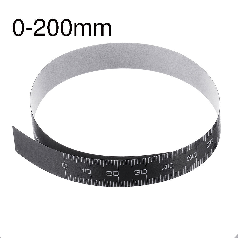 Self Adhesive Metric Black Ruler Tape for Digital Caliper Replacement Black Image 2