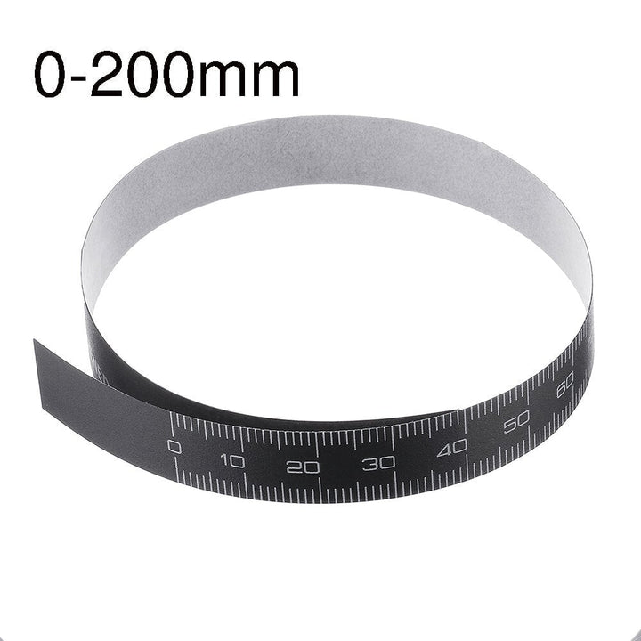 Self Adhesive Metric Black Ruler Tape for Digital Caliper Replacement Black Image 1