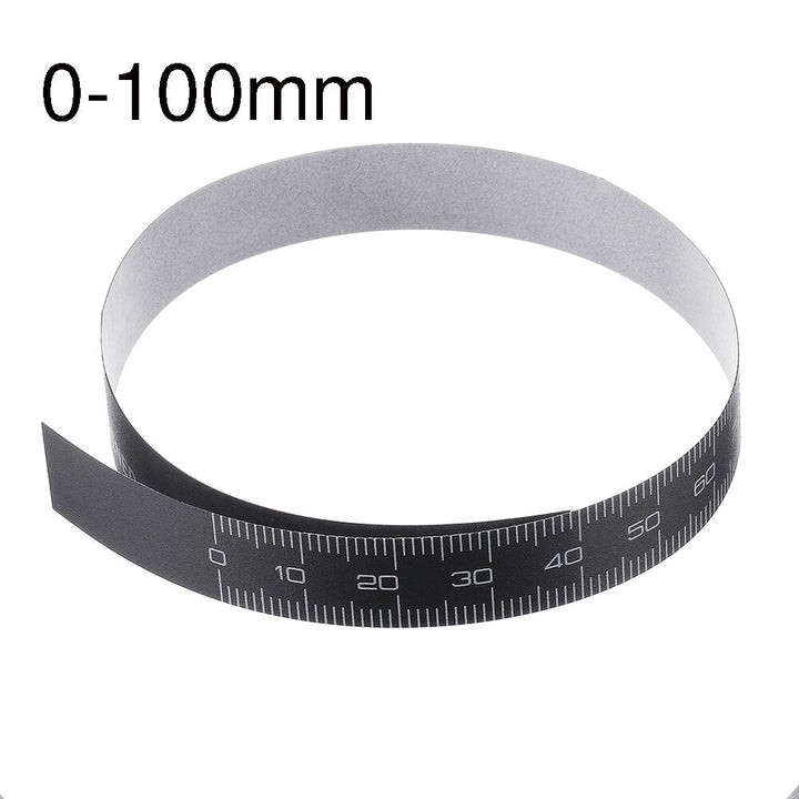 Self Adhesive Metric Black Ruler Tape for Digital Caliper Replacement Black Image 4