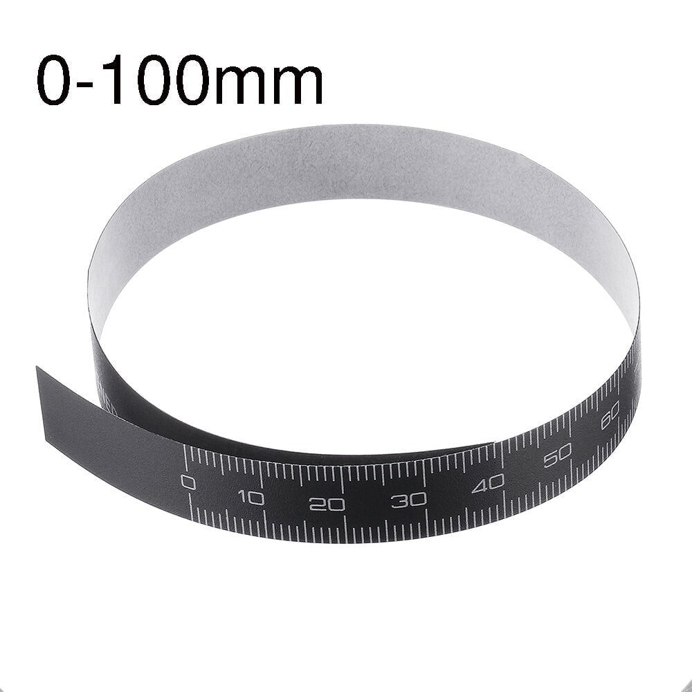 Self Adhesive Metric Black Ruler Tape for Digital Caliper Replacement Black Image 1