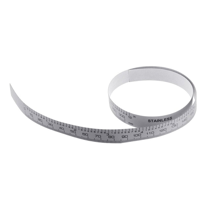 0-100,150,200,300,400,500 mm Metric,Inch Ruler Tape Self Adhesive Tape for Digital Caliper Replacement Image 1