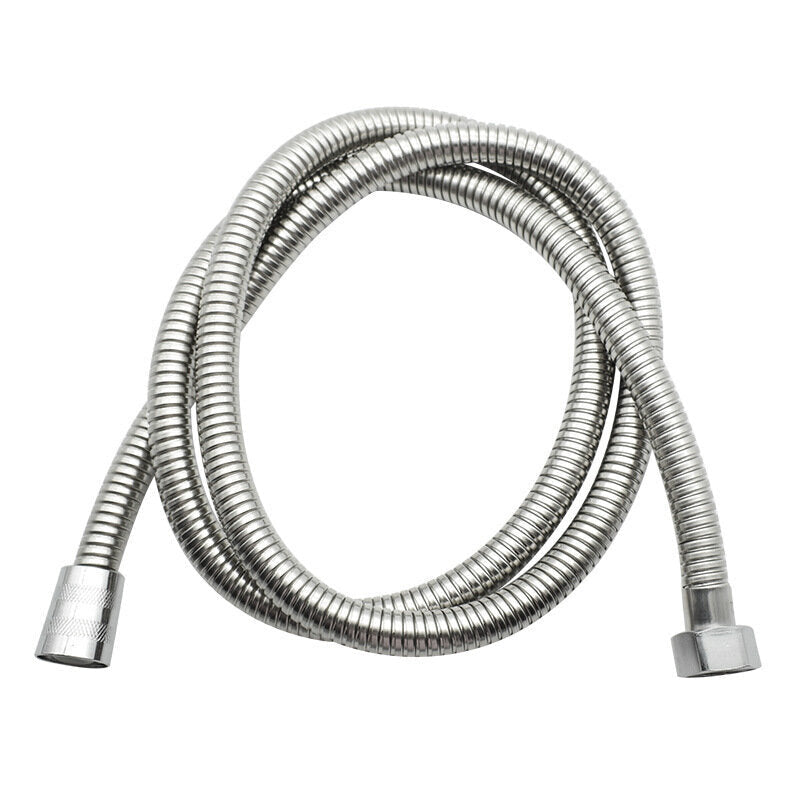 1.2M 1.5M 2M Shower Hose Stainless Steel Plumbing Flexible Bathroom Bath Shower Head Tube Hose Water Pipe Tools Inch Image 1