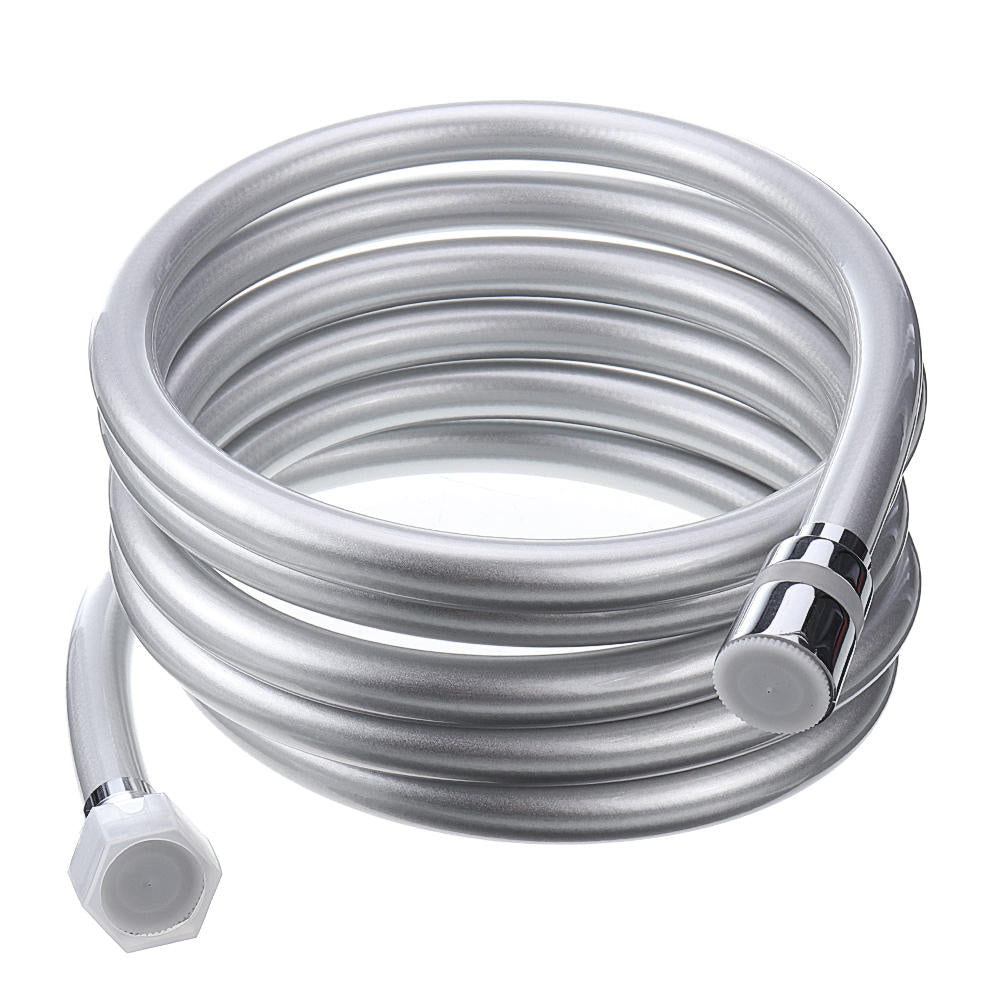 1.5,2,3M 1,2 PVC Smooth High Pressure Water Shower Hose 360 Degree Swivel Long Hose for Bath Handheld Shower Head Image 2