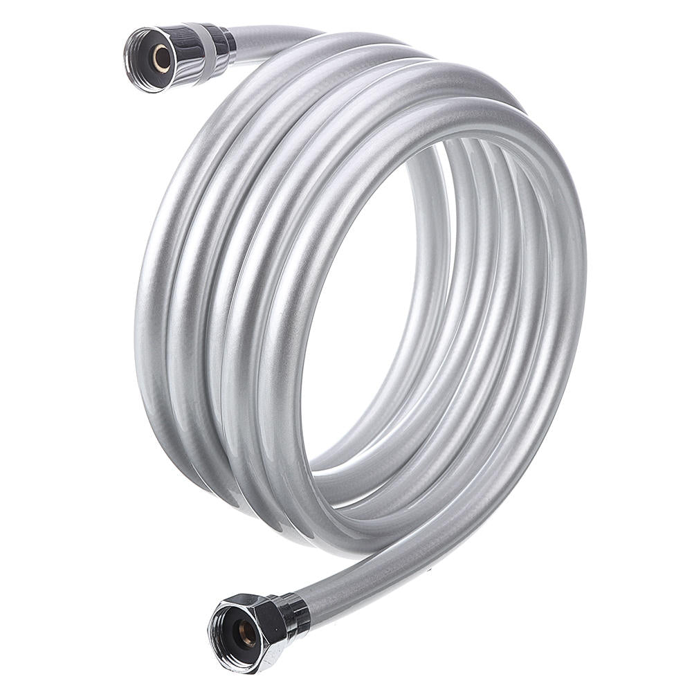 1.5,2,3M 1,2 PVC Smooth High Pressure Water Shower Hose 360 Degree Swivel Long Hose for Bath Handheld Shower Head Image 3