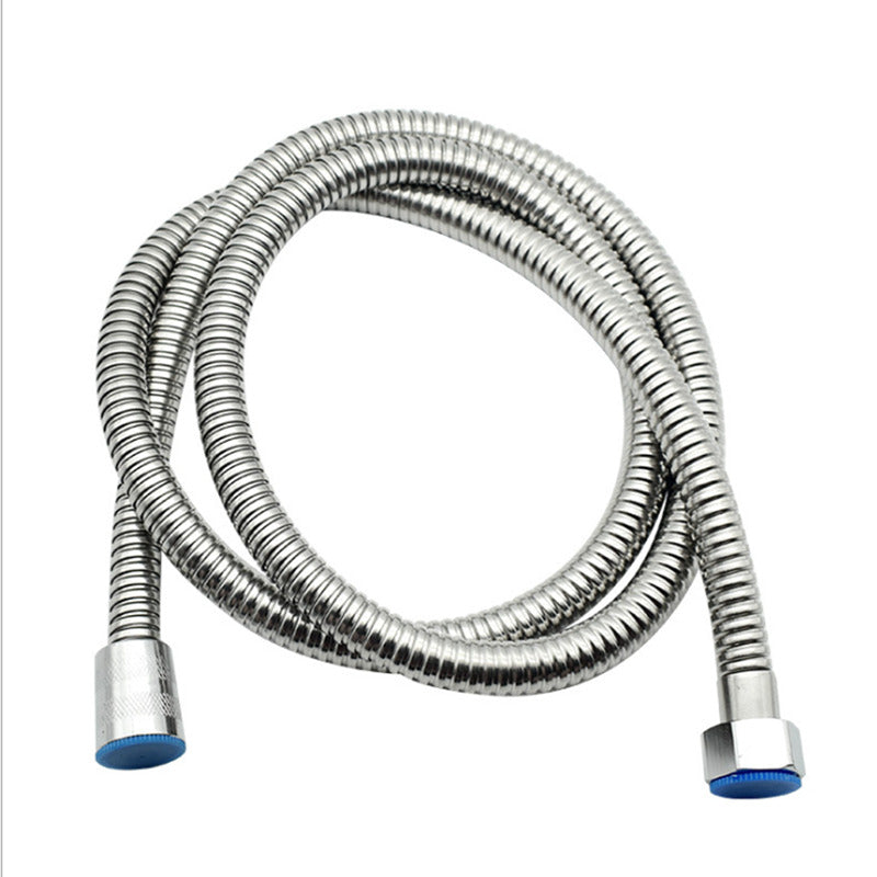 1.2M 1.5M 2M Shower Hose Stainless Steel Plumbing Flexible Bathroom Bath Shower Head Tube Hose Water Pipe Tools Inch Image 2