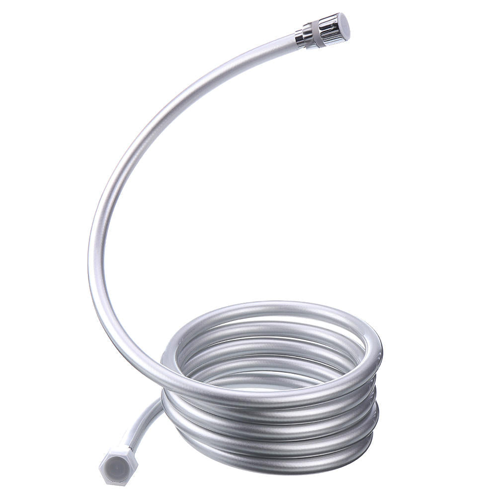 1.5,2,3M 1,2 PVC Smooth High Pressure Water Shower Hose 360 Degree Swivel Long Hose for Bath Handheld Shower Head Image 4