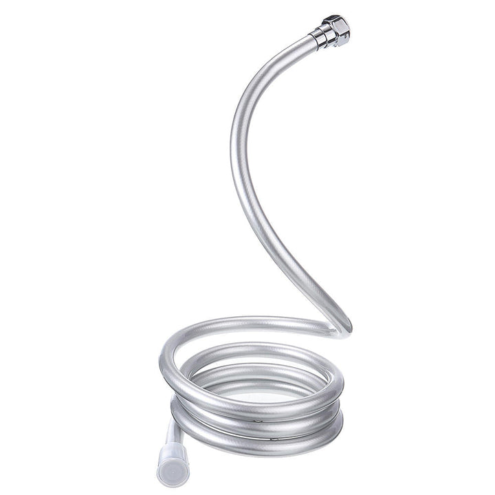 1.5,2,3M 1,2 PVC Smooth High Pressure Water Shower Hose 360 Degree Swivel Long Hose for Bath Handheld Shower Head Image 5