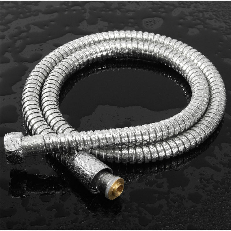 1.2M 1.5M 2M Shower Hose Stainless Steel Plumbing Flexible Bathroom Bath Shower Head Tube Hose Water Pipe Tools Inch Image 4