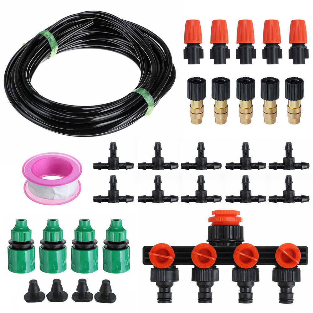 10-50M Auto Irrigation System Water Hose Plants Garden Watering Micro Drip Kit 10,20,30,40,50 Meters Image 2