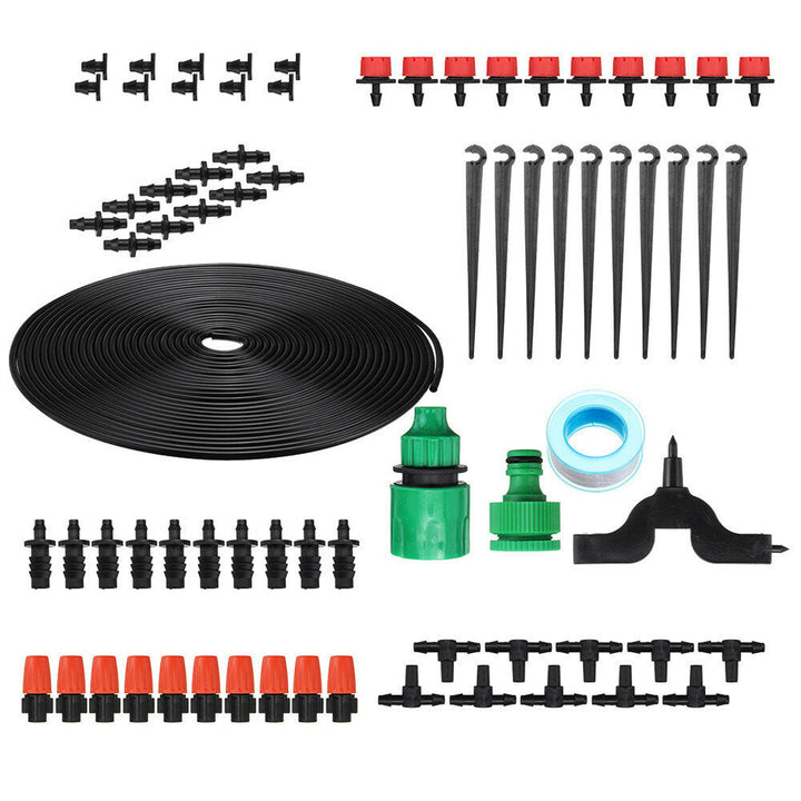 10,15,20M DIY Micro Drip Irrigation System Plant Self Watering Garden Hose Kits Image 10