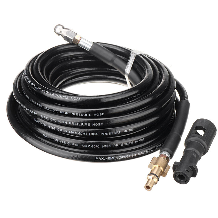 10,15,20m High Pressure Power Washer Hose Jet Wash Lance To Spray Machine Image 1