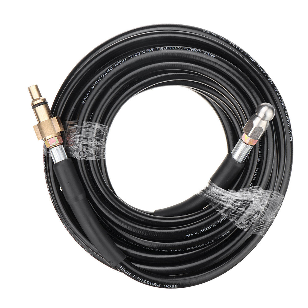 10,15,20m High Pressure Power Washer Hose Jet Wash Lance To Spray Machine Image 2