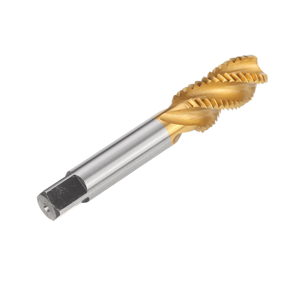 1,2-3,4 Imperial Spiral Flute Hand Tap HSS Titanium Coated Machine Screw Plug Tap Drill Image 4