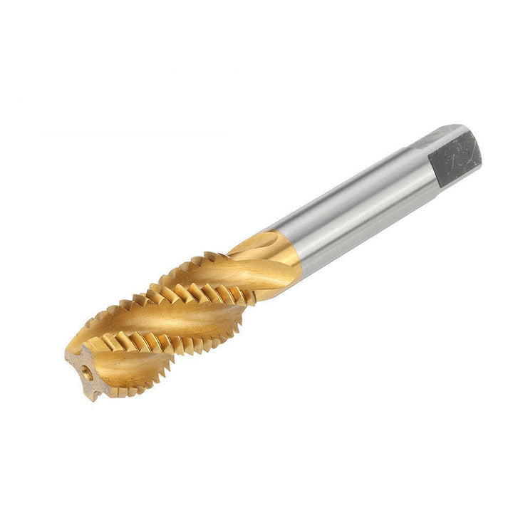 1,2-3,4 Imperial Spiral Flute Hand Tap HSS Titanium Coated Machine Screw Plug Tap Drill Image 10